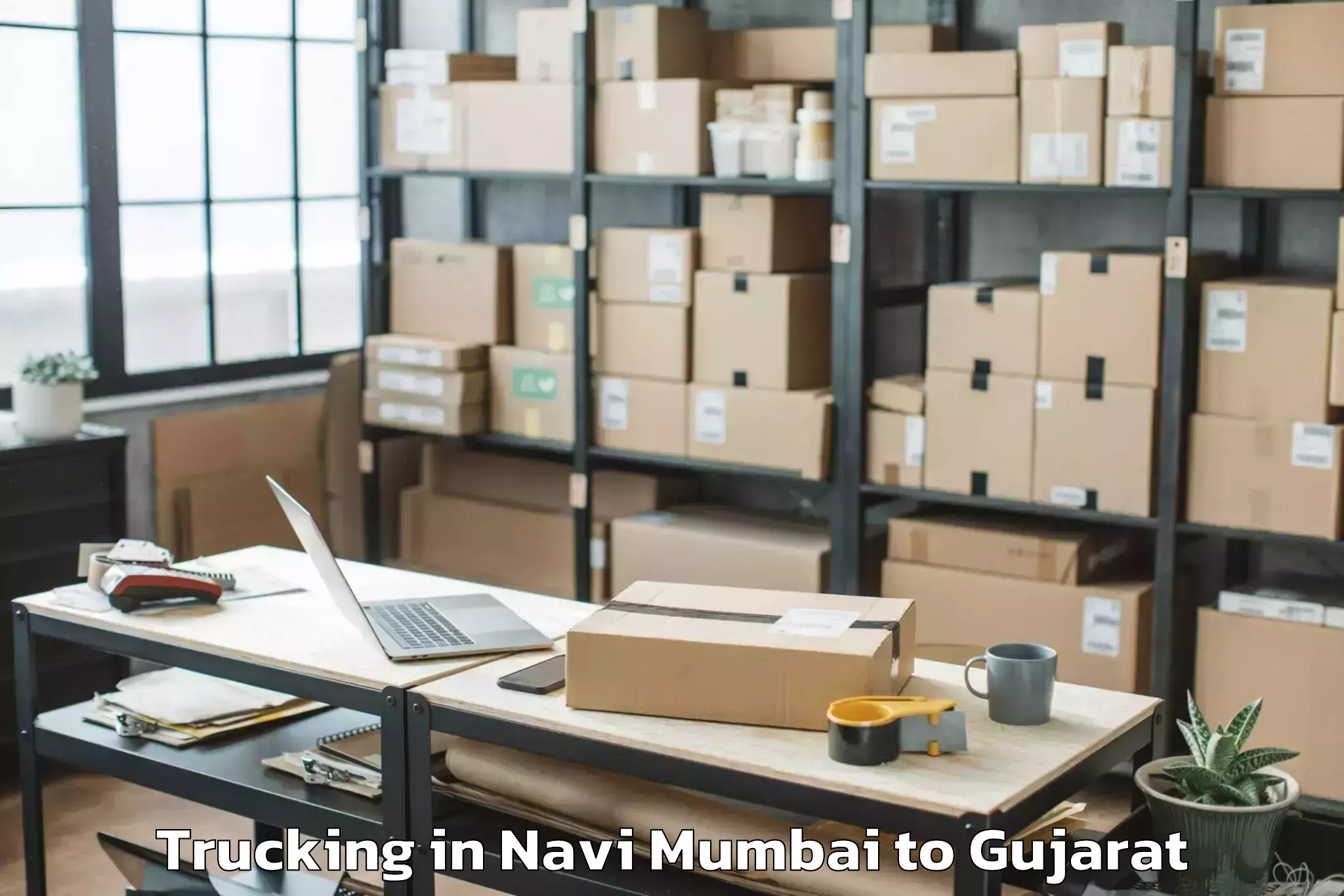 Discover Navi Mumbai to Virpur Trucking